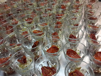 Full frame shot of market stall