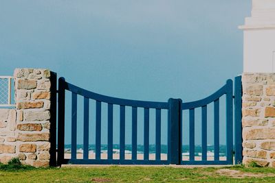 Built structure against blue sky