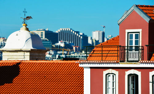 Buildings in a city