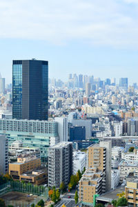 Cityscape against sky