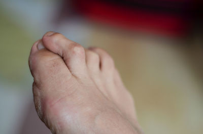 Close-up of human hand