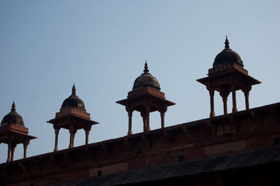 Low angle view of church against sky