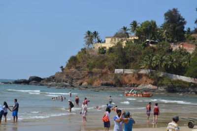 People at beach