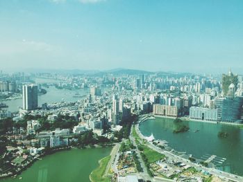 View of cityscape against sky