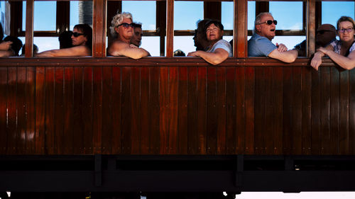 Group of people looking at home