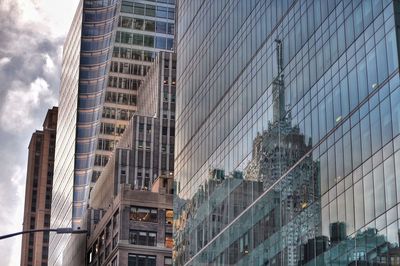 Low angle view of modern building