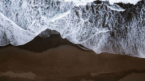 Scenic view of rocky beach