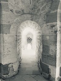 Corridor of old building