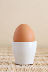 Close-up of breakfast on table