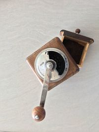 Close-up view of electric lamp