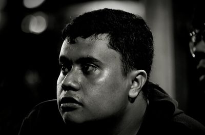 Portrait of young man