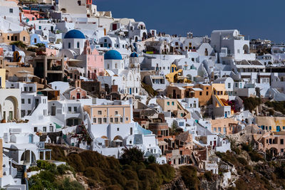 Aerial view of buildings in city