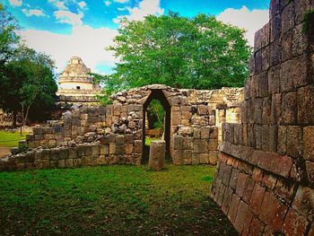 Old ruin of building