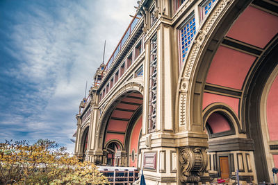 Low angle view of building against sky