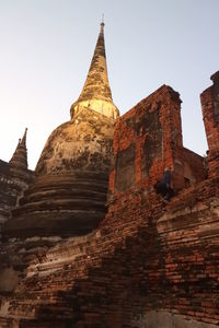 Low angle view of a temple