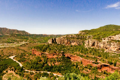 Scenic view of mountain against sky