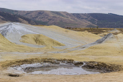 Mud volcanoes buzau, romania
