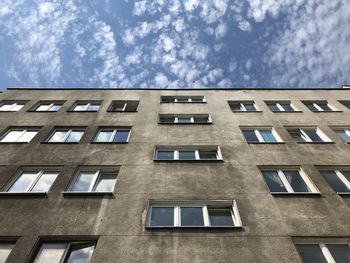 Low angle view of building against sky