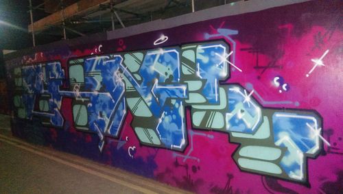 Close-up of red wall