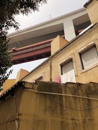 Low angle view of building against sky