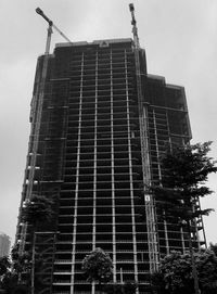 Low angle view of building against sky