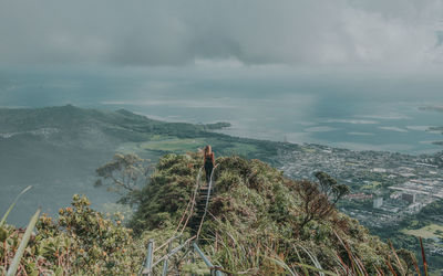 Haiku stairs, oahu hawaii