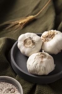 Close-up of food on table