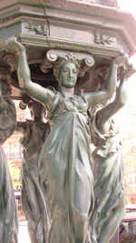 Low angle view of statue