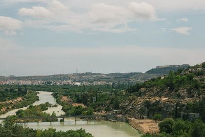 River with buildings in background