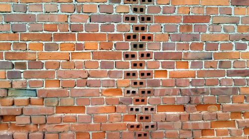 Full frame shot of brick wall