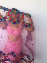 Close-up of multi colored umbrella