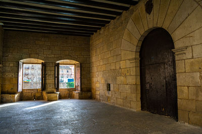 Interior of historic building