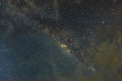 Low angle view of stars in sky