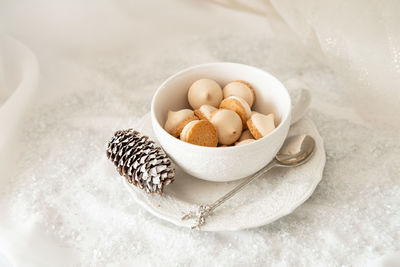 Close-up of food on table