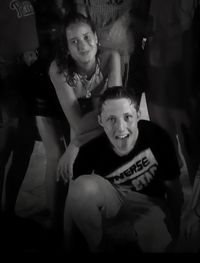 Portrait of smiling young couple