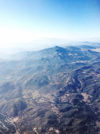 Aerial view of landscape