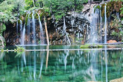 Waterfall in forest