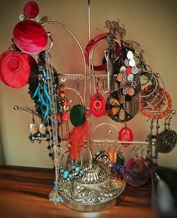 Close-up of illuminated christmas lights