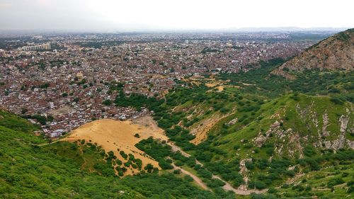 Aerial view of landscape