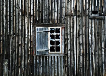 Full frame shot of wooden wall