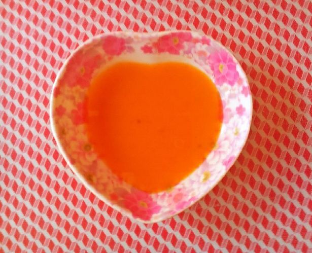 food and drink, freshness, indoors, still life, red, close-up, food, high angle view, healthy eating, table, bowl, directly above, refreshment, drink, no people, sweet food, pattern, orange color, ready-to-eat, pink color