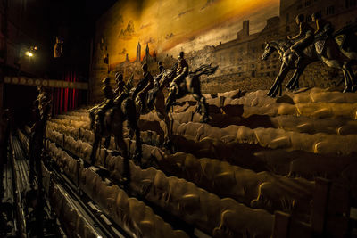 View of people at night