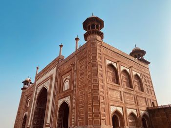 Low angle view of historical building