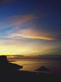 Scenic view of sky at sunset