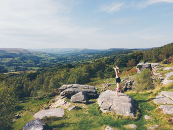 Scenic view of landscape against sky