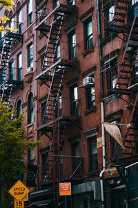 Low angle view of residential building