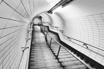 View of subway station