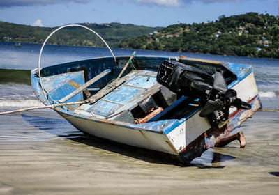 Boats in river