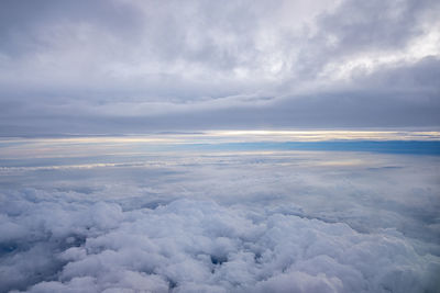 Scenic view of cloudscape against the sky