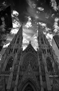 Low angle view of cathedral against sky